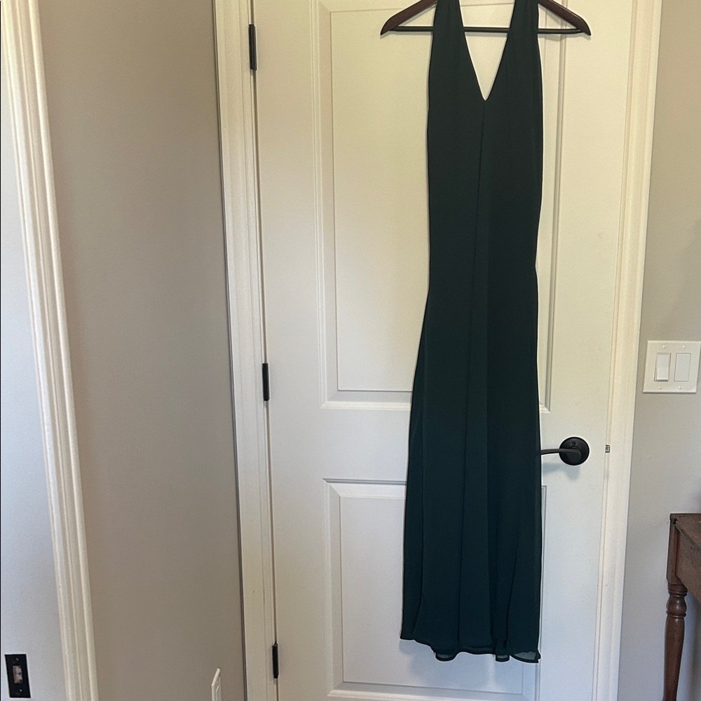 Chic Deep Green Maxi Dress